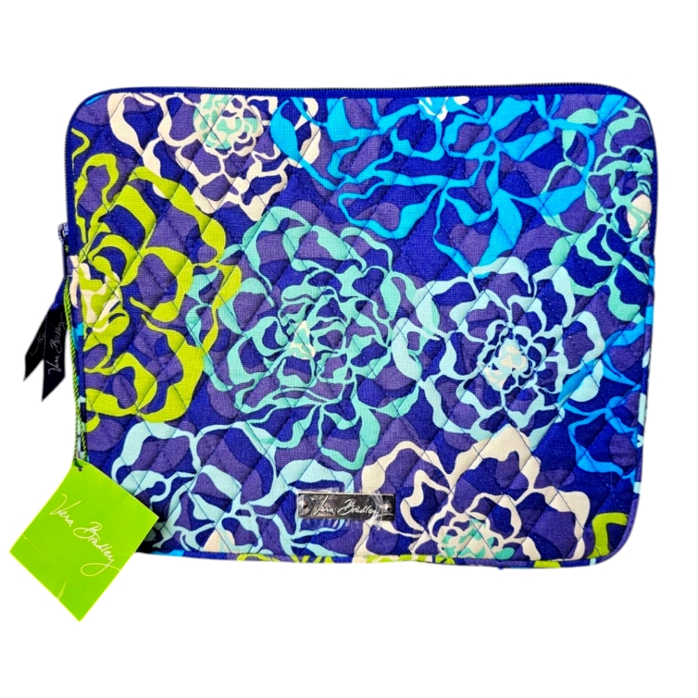 NWT Vera Bradley Tablet Sleeve Bag - Katalina Blues Pattern